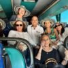 turistas de vallenatour en un bus