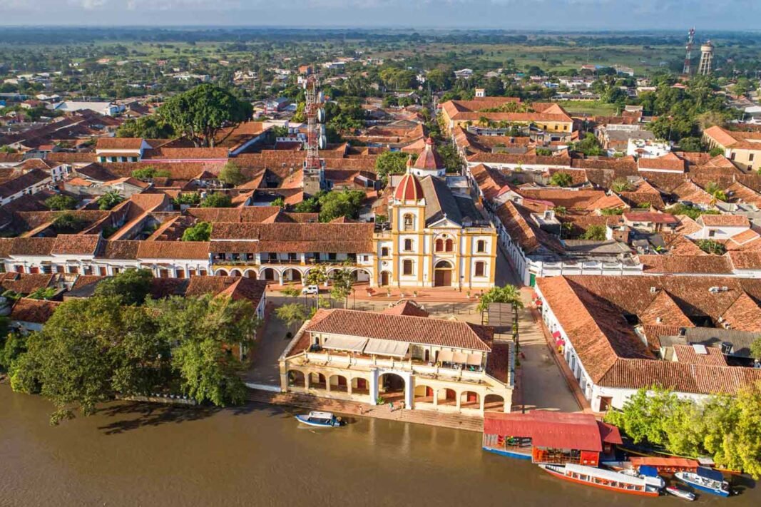toma aerea de mompox paquete turistico